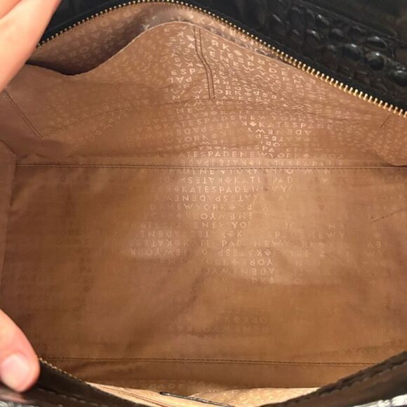 Kate Spade New York Kate Spade Ridgely Avenue Becky Embossed Satchel Handbag EUC - Picture 7 of 13